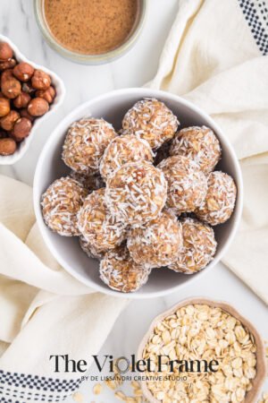 Almond Coconut Oatmeal Balls - 10