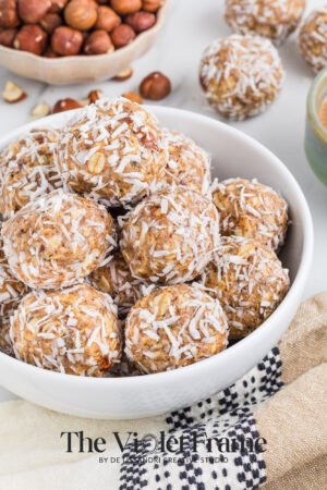Almond Coconut Oatmeal Balls - 11