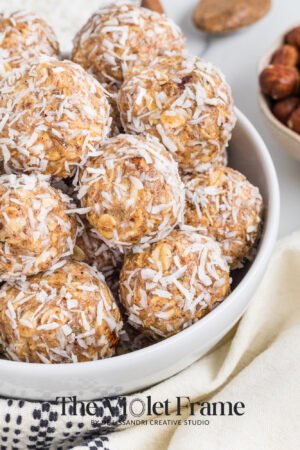 Almond Coconut Oatmeal Balls - 12