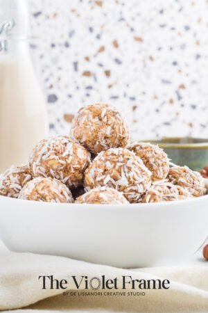 Almond Coconut Oatmeal Balls - 14